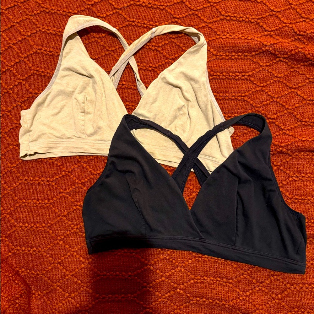 2 Nursing Sleep Bras, XL